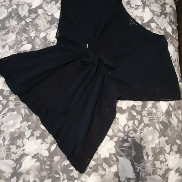 French Connection beach cover-up - navy size S - Picture 2 of 8